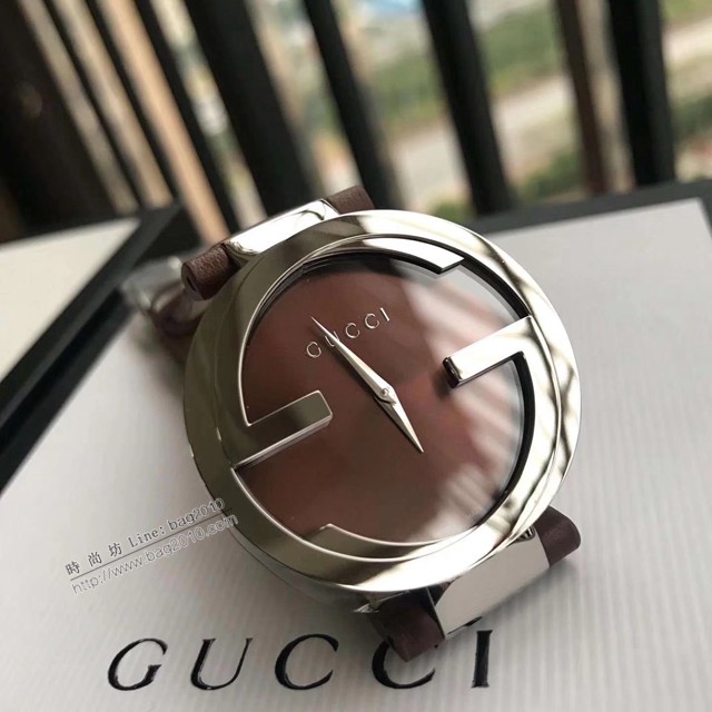 古馳手錶 Gucci原裝瑞士石英機芯雙G表圈Logo女表  gjs1786